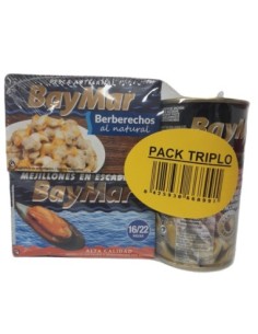 LOTE BERBERECHO + MEJILLON + ACEITUNA BAYMAR 2