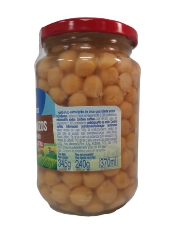 GARBANZO COCIDO ALTEZA TARRO 370 GRS