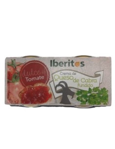 IBERITOS PACK 2x70G PATE QUESO DE CABRA+DULCE DE TOMATE
