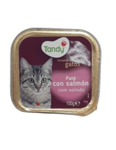 ALIMENTO GATO TARRINA SALMON 100 GR TANDY