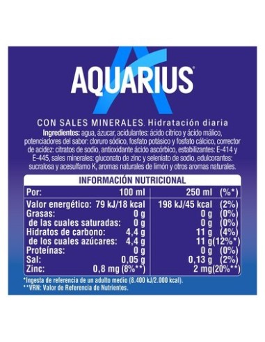 AQUARIUS LIMON 1,5 L