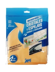 BAYETA MICROFIBRA CRISTALES 38x40 1 UND AM