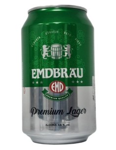 CERVEZA EMDBRAU LATA 330 CL.