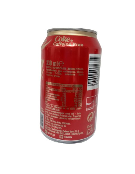 COCA COLA LATA S.CAFEINA 33 CL