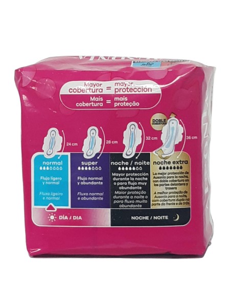 COMPRESA AUSONIA ULTRAFINA NOCHE ALAS 9 UD