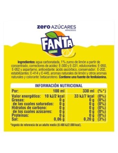 FANTA LIMON ZERO LATA 33 CL 2