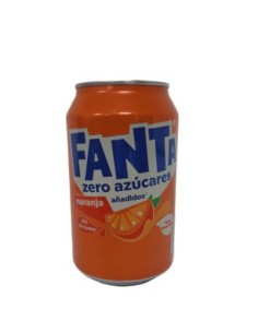 FANTA NARANJA ZERO LATA 33 CL