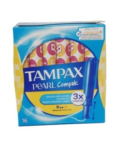 TAMPAX COMPAK PEARL REGULAR 16 UD