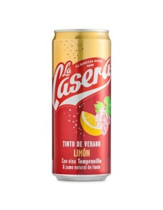 TINTO DE VERANO LIMON LA CASERA 330 ML LATA
