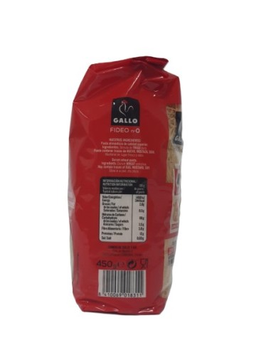 FIDEO CABELLIN GALLO  Nº 0 450 GRS