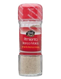 PIMIENTA NEGRA MOLIDA FRASCO 40GR VIVOCHEF