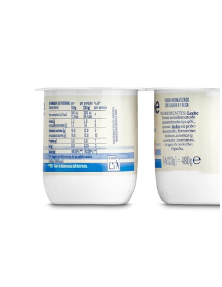 DANONE 4U YOGUR SABOR FRESA