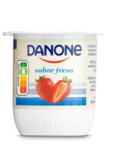 DANONE 4U YOGUR SABOR FRESA