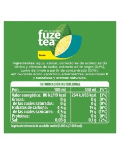 FUZETEA REFRESCO TE FRÍO LIMÓN 33CL 2