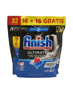 CALGONIT QUANTUM ULTIMATE  PASTILLA 16 + 16 FINISH