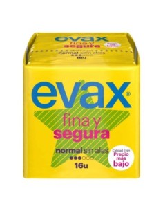 COMPRESA EVAX NORMAL 16 UD FINA Y SEGURA