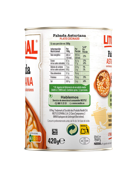 FABADA LITORAL 420 G