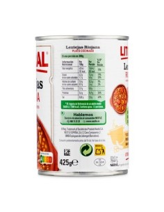 LENTEJAS A LA RIOJANA LITORAL LATA 430 G 2
