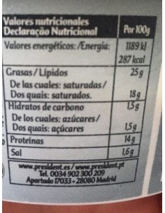 QUESO CREMA BRIE 125GR PRESIDENT 2