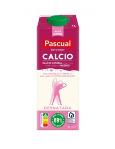LECHE PASCUAL CALCIO DESNATADA BRIK 1L