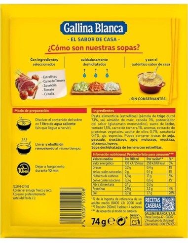 SOPA DE TERNERA G.B.