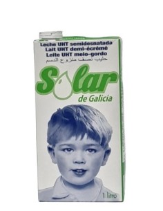 LECHE SOLAR SEMIDESNATADA BRIK 1L.