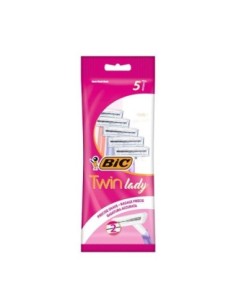 MAQUINILLA MUJER TWIN LADY BIC 5 + 1 DESECHABLE