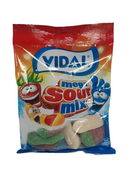 GOMAS DE FRUTAS ACIDAS VIDAL 90 GR