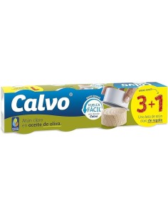 ATUN CALVO ACEITE OLIVA PACK 4
