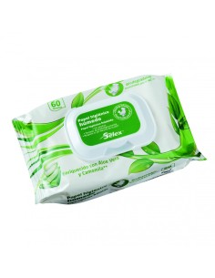 PAPEL HIGIENICO HUMEDO 60 UNI. BIODEGRADABLE SELEX C/TAPA