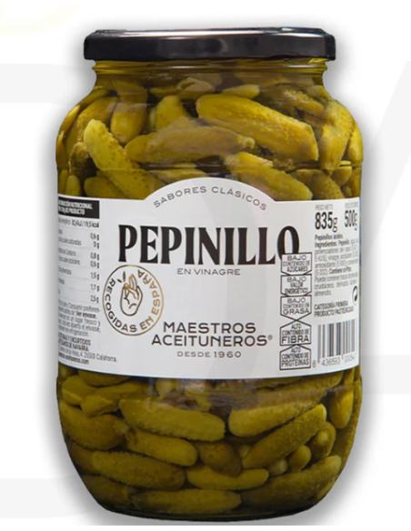MAESTROS BARRILETE PEPINILLO LAMINADO AGRIDULCE 720GR