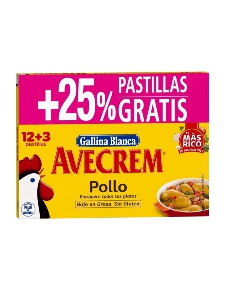 CALDO AVECREM POLLO 12 PAST + 3 PAST